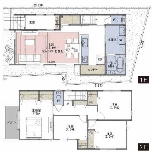 府中市西府町4丁目新築h-48271間取り
