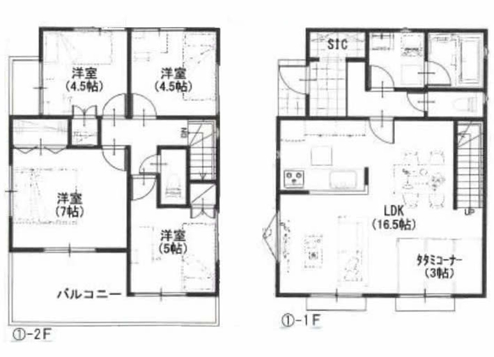 府中市新町2丁目新築h-48278間取り