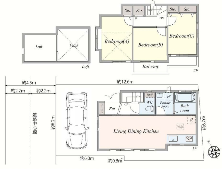府中市白糸台6丁目中古h-48279間取り
