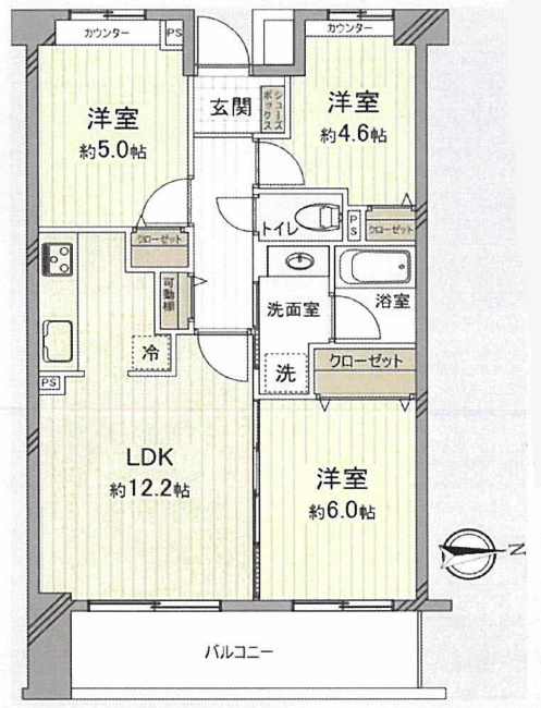 ステイツ府中けやき通り間取り