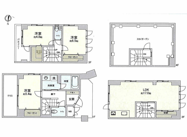 ウィンドステージ府中間取り