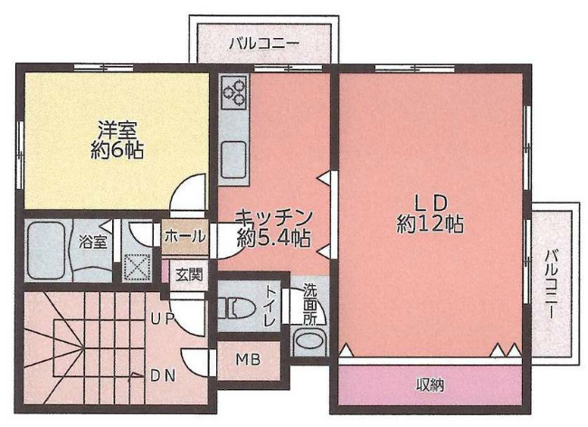 府中日鋼団地間取り