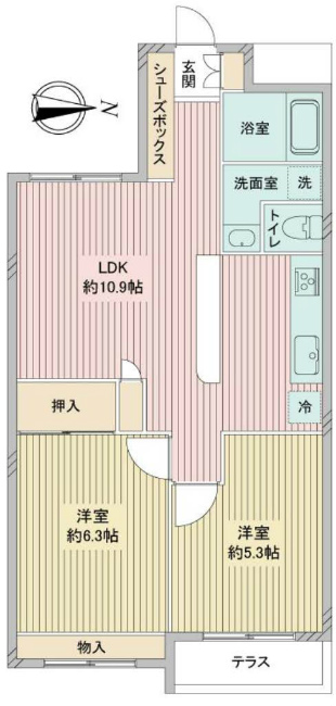 GSハイム武蔵野台間取り