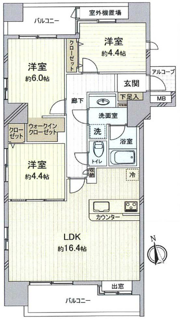 シーアイマンション府中間取り