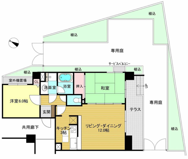 ライオンズマンション府中中河原間取り