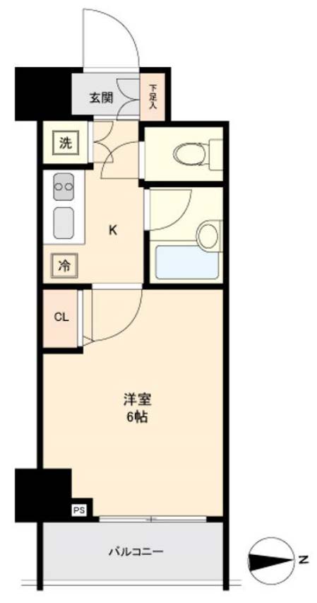 スパシエアルカーノ府中間取り