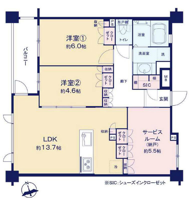 ブレシア西府レジデンス間取り