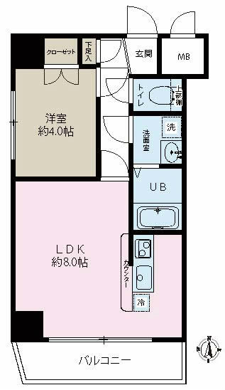 菱和パレス府中駅前間取り