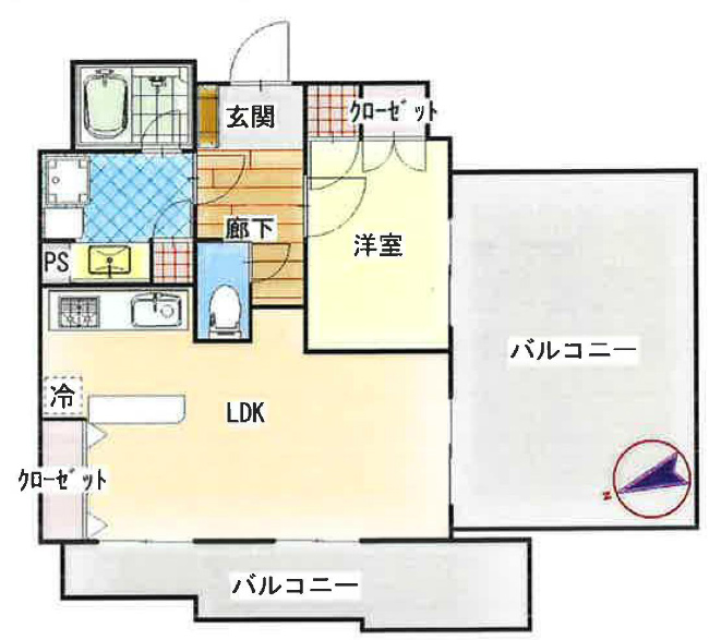 マイキャッスル府中白糸台弐番館間取り