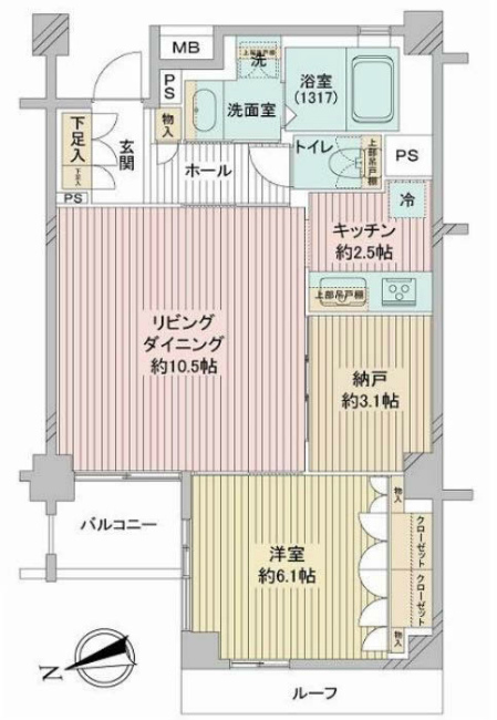 ブレシア西府レジデンス間取り