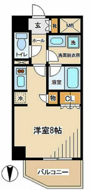 クリオコンフォート府中M-48979間取り