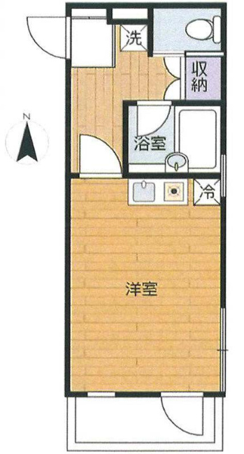 スカイコート府中M-49010間取り