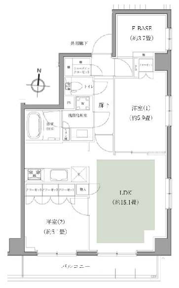 アージョ府中間取り