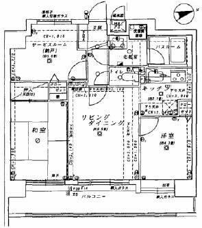 ライオンズマンション府中朝日町間取り