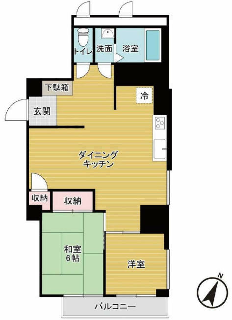 ライオンズマンション府中間取り
