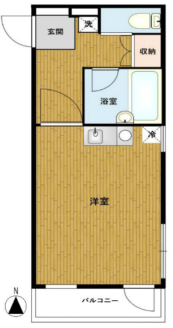 スカイコート府中間取り