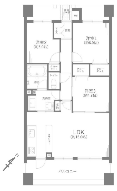 アルソスフォンターナ間取り