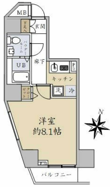 マーロ府中レジデンス＃Ｒ間取り