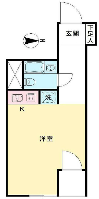 スカイコート府中間取り