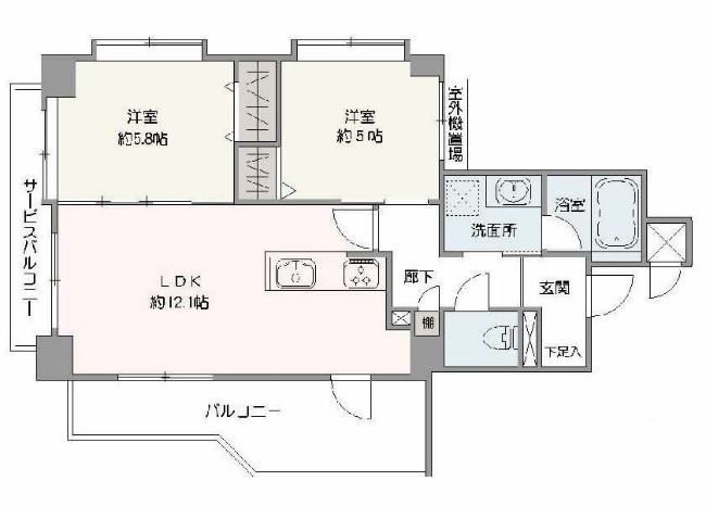 ダイナシティ府中間取り