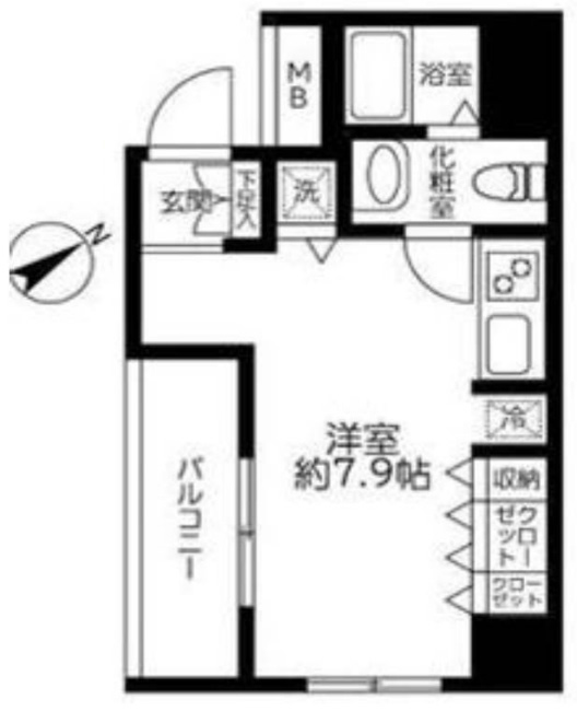 ドルチェ東京府中弐番館間取り