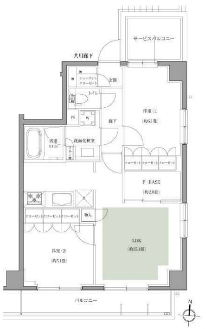 アージョ府中間取り