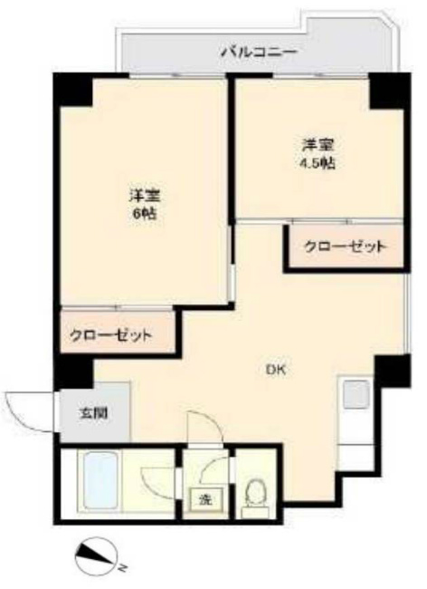 ライオンズマンション府中間取り