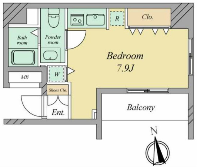 ドルチェ東京府中弐番館間取り