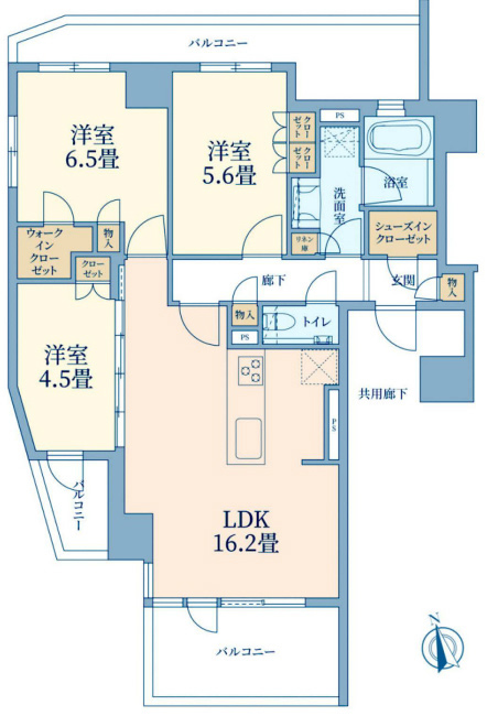 プレシス府中エンティア間取り