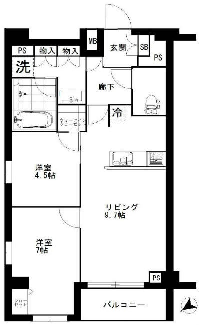 メイクスデザイン府中間取り