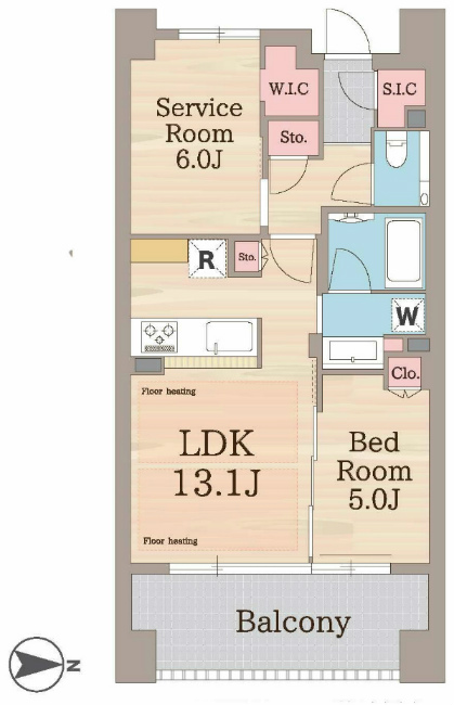 シティテラス府中間取り