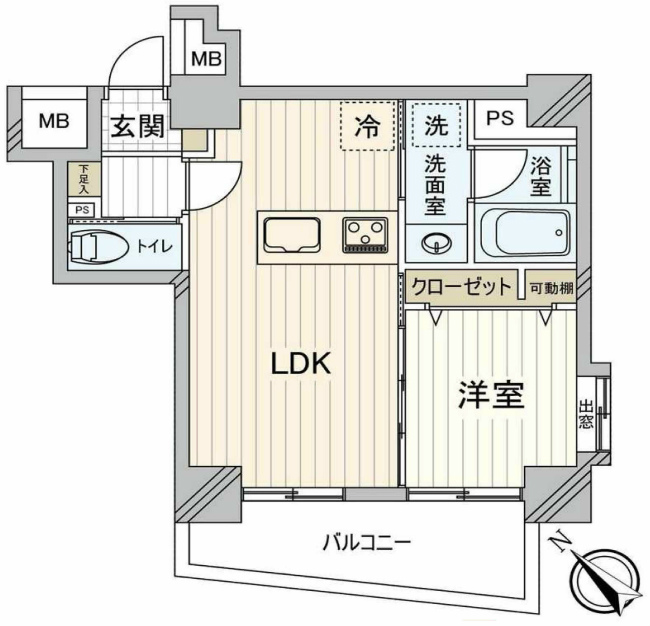 ジェイパーク府中本町間取り