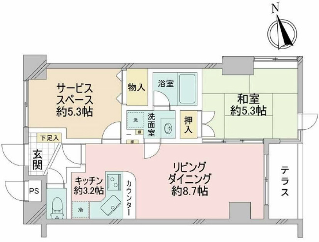 ラーバン府中間取り