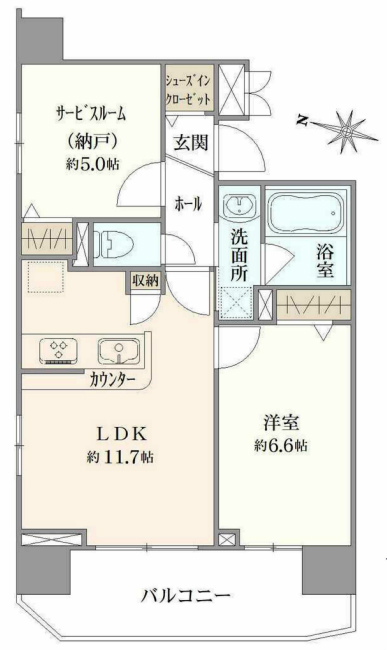 ガーラレジデンス府中間取り