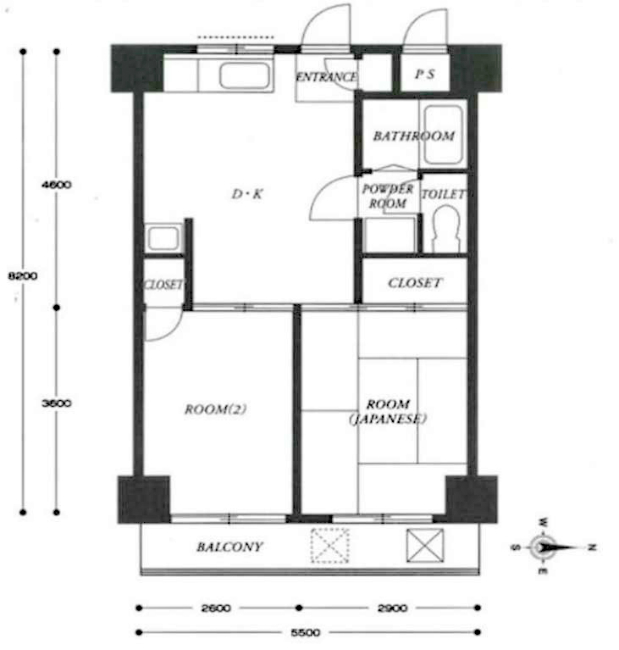 サンピア（若松町１）間取り