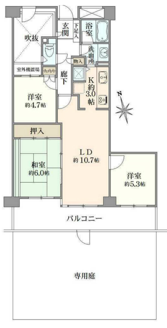 府中天神町パークホームズ間取り