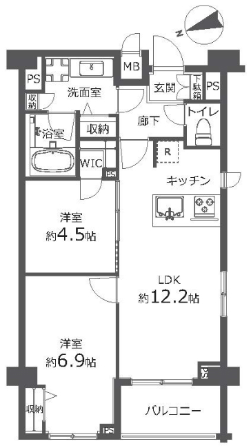 メイクスデザイン府中間取り