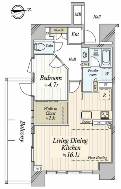 ウィルローズ府中宮町間取り