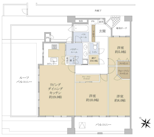 アルソスフォンターナ間取り