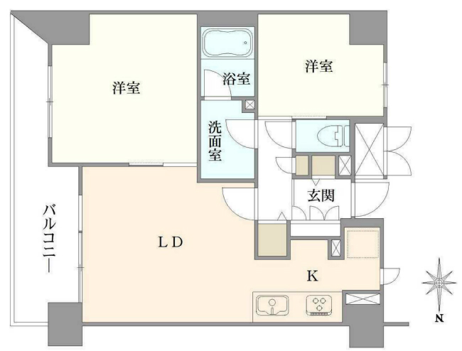 府中パークホームズ間取り