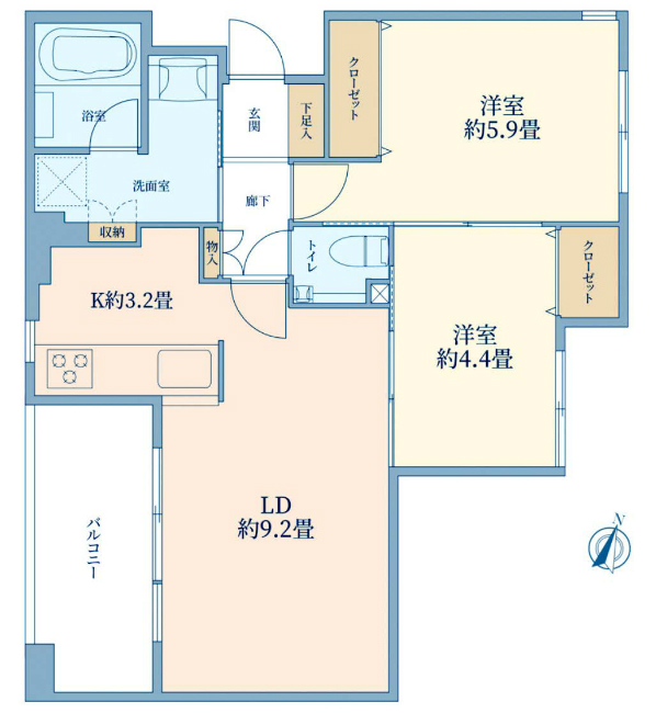 アトラス府中エクシード間取り
