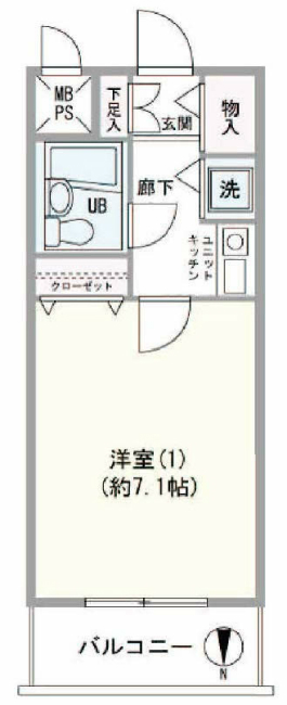 ライオンズプラザ府中是政駅前間取り