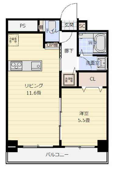ライオンズシティ府中間取り
