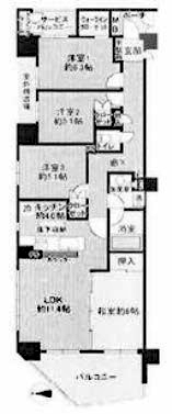 武蔵野台ヒルズ間取り