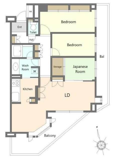 府中天神町パークホームズ間取り