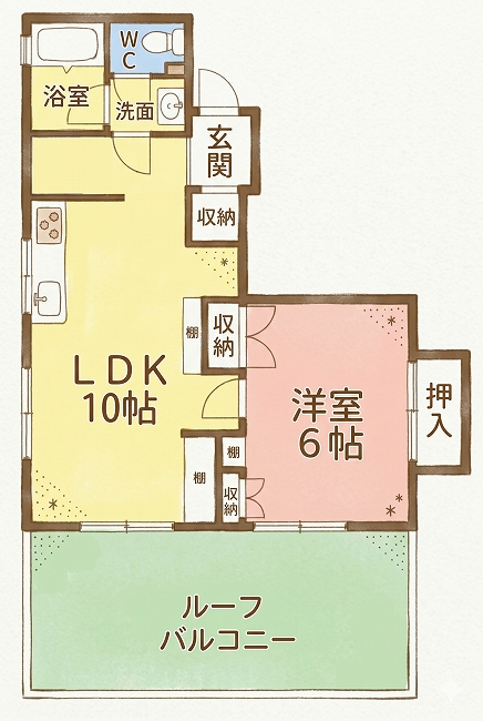 サカエ東府中マンション303間取り