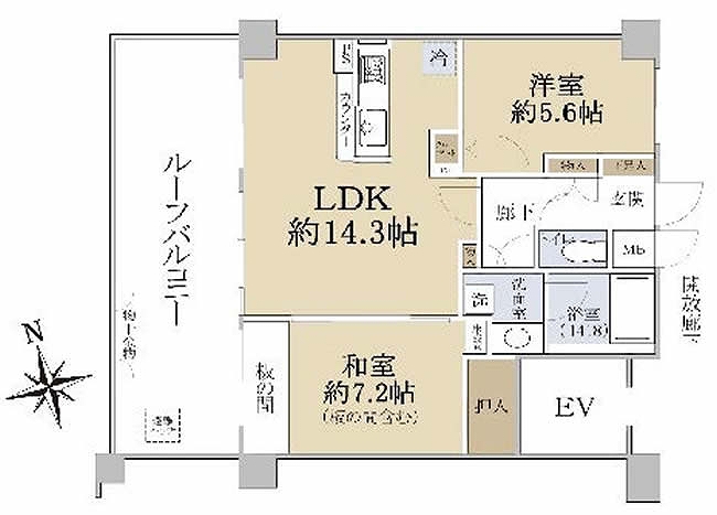 マイキャッスル府中いちょう通りウエスト間取り