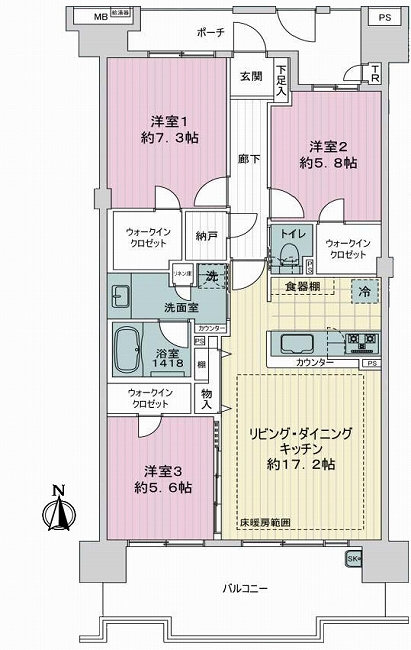 エルフォレストビューウィング間取り