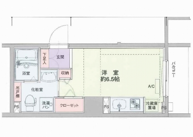 ドルチェ東京府中弐番館間取り