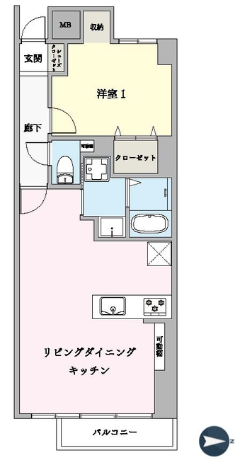 モンシャトーラポール多摩間取り